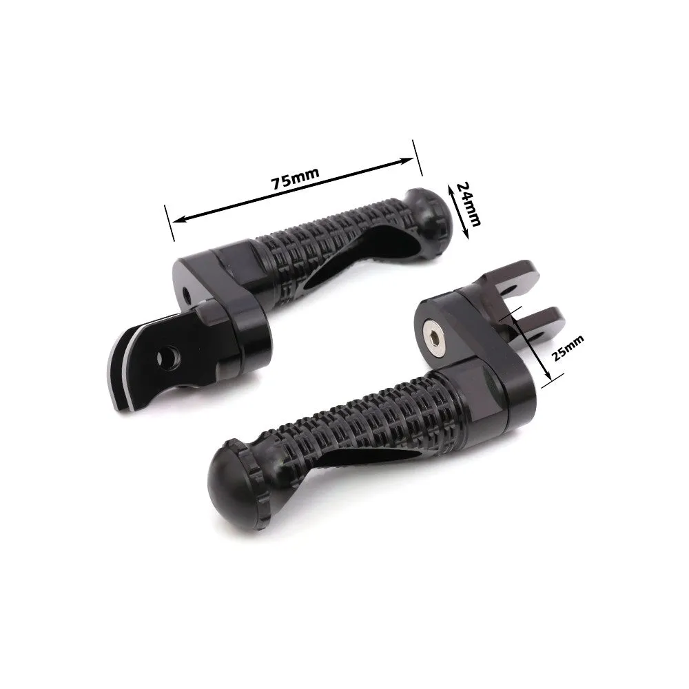 {Rear}  Fits Triumph Daytona 675 955i BLACK SHADOW 40mm Lowering Foot Pegs