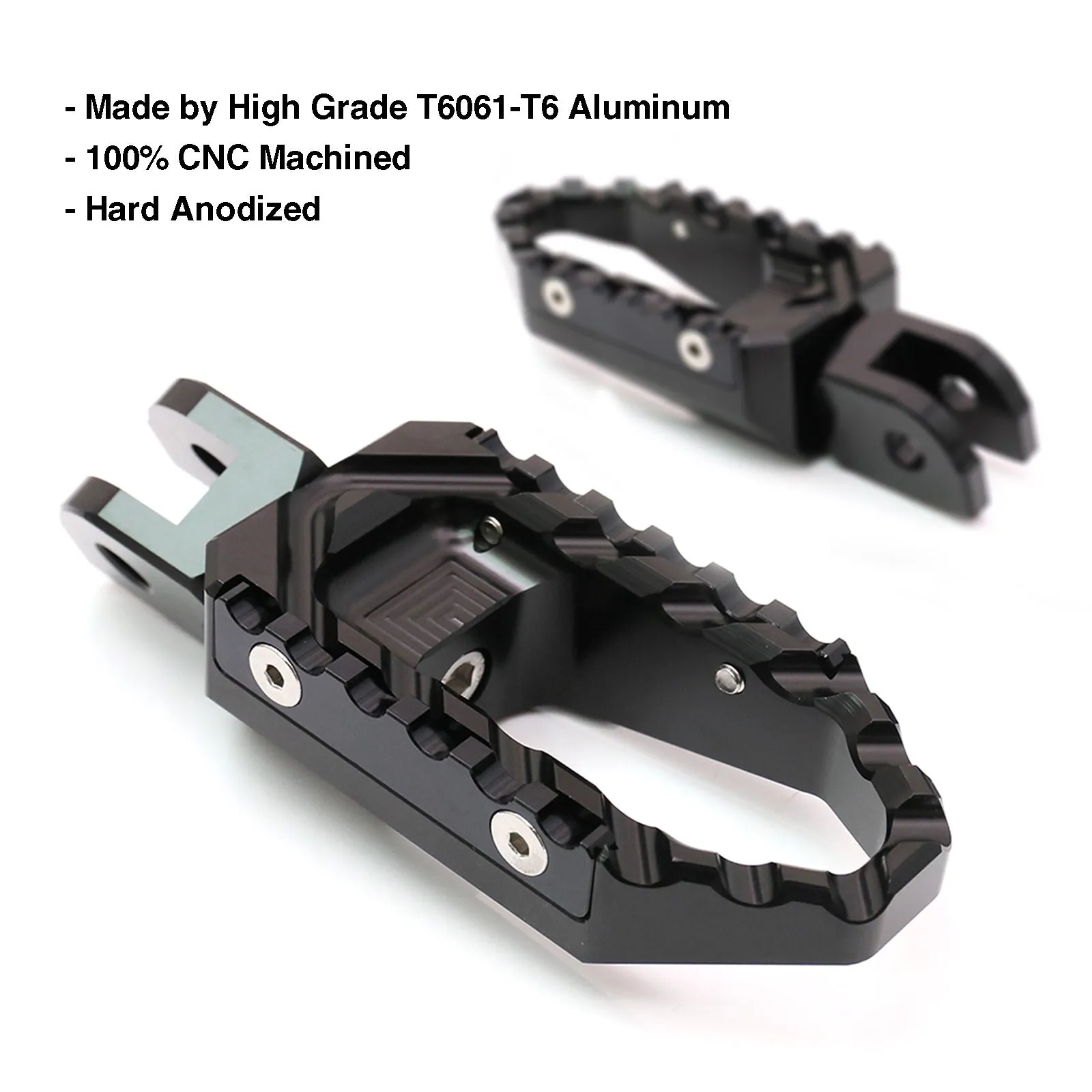 {Rear}  Fits Triumph Speed Four Speed Triple TRC Touring Wide Foot Pegs