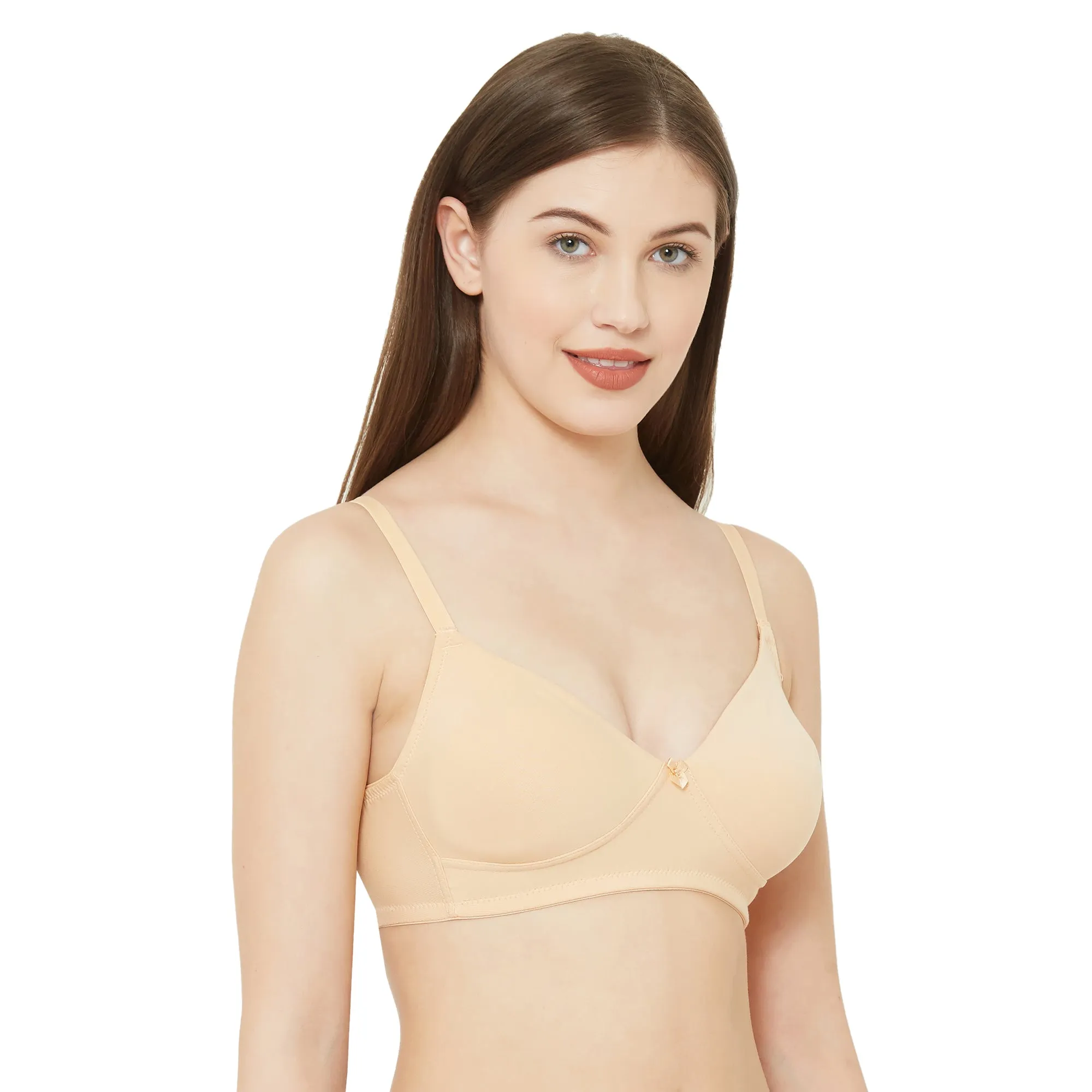 Saheli-Cotton Basics Plain Non Padded Mold Bra Skin