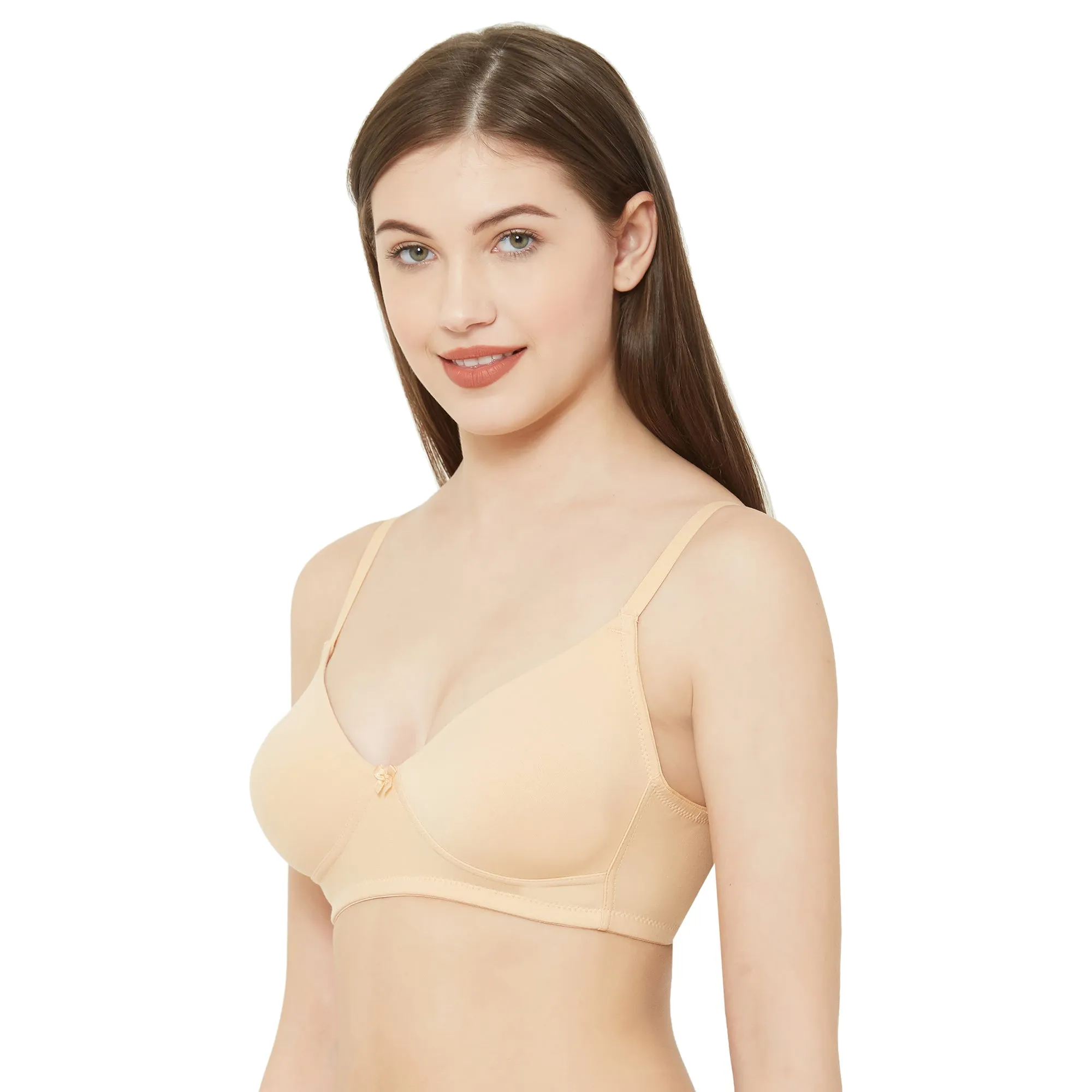 Saheli-Cotton Basics Plain Non Padded Mold Bra Skin