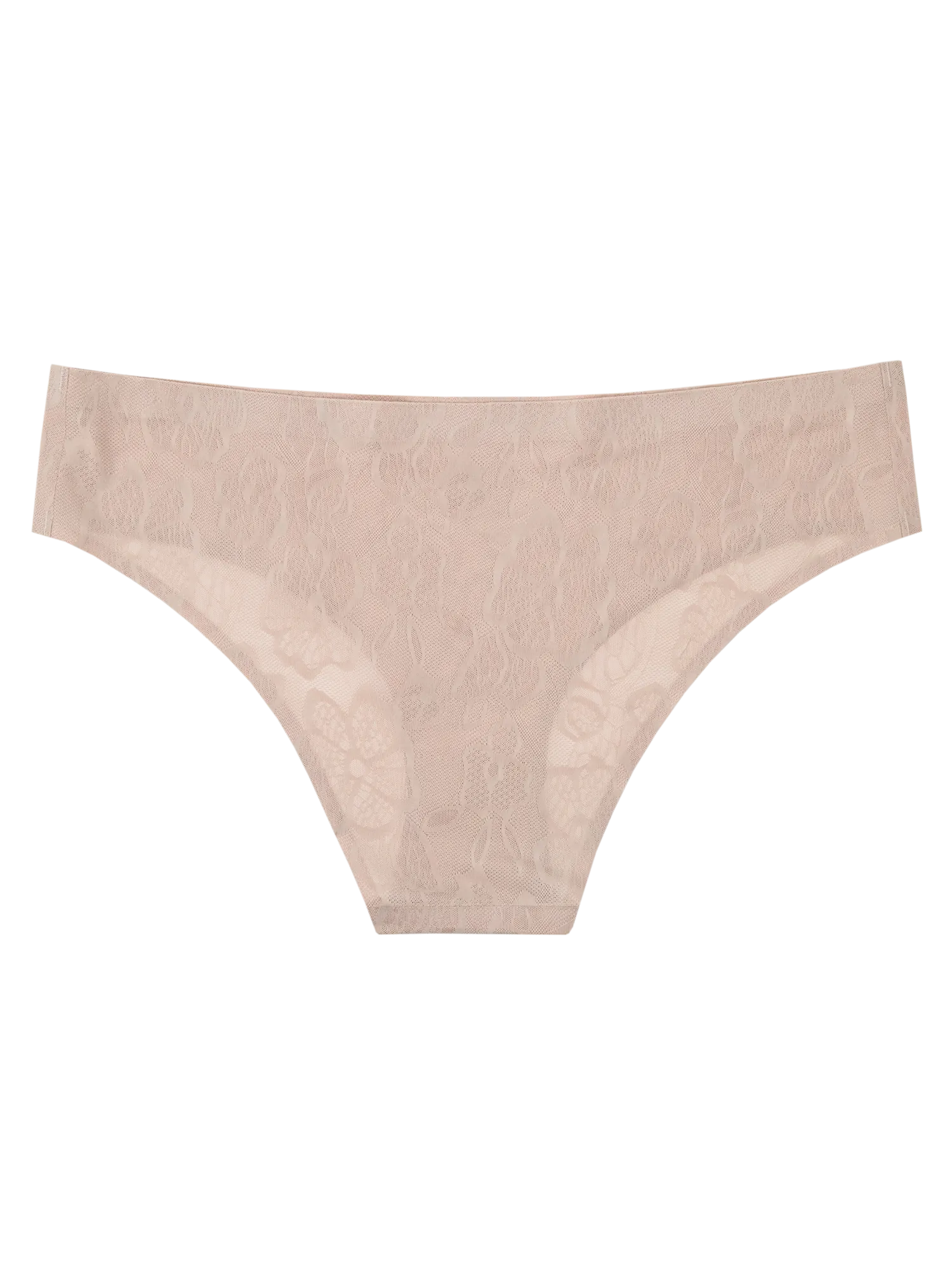Seamless Hipster Lace Print - Nude