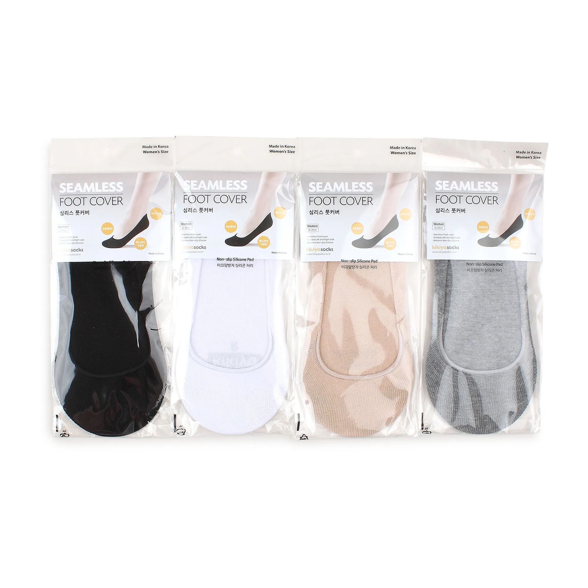Seamless No show Socks (4pairs) IJ14