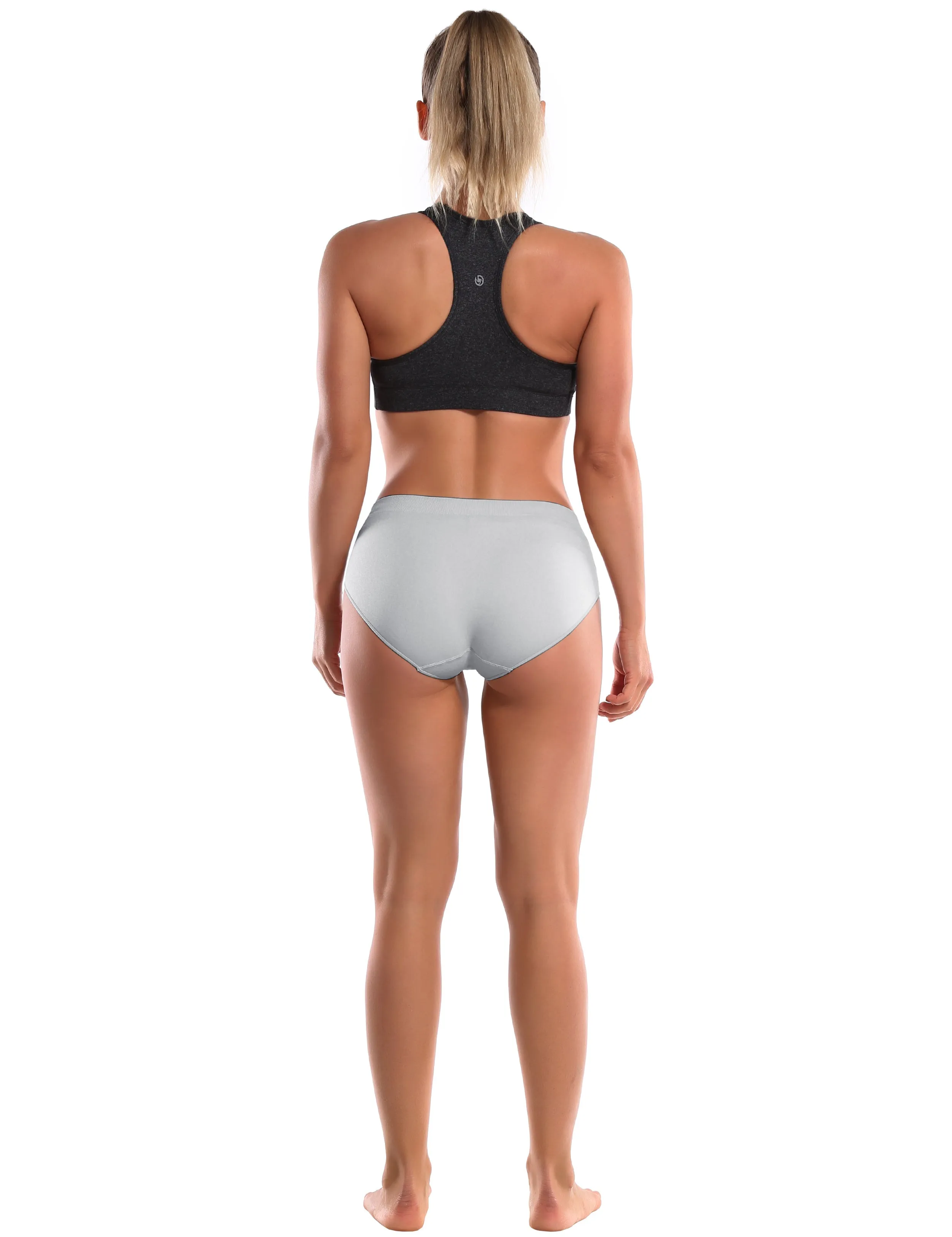 Seamless Sports Bikini Underwear gray_yogastudio