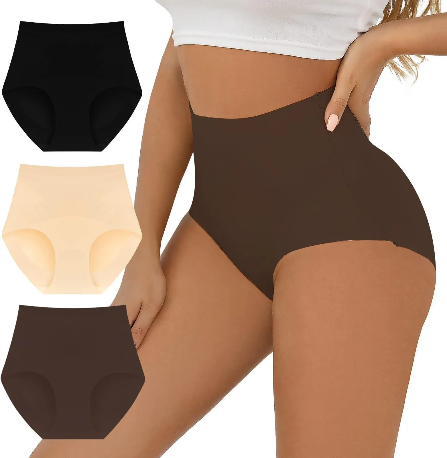 Seamless Tummy Control High Waisted Underwear