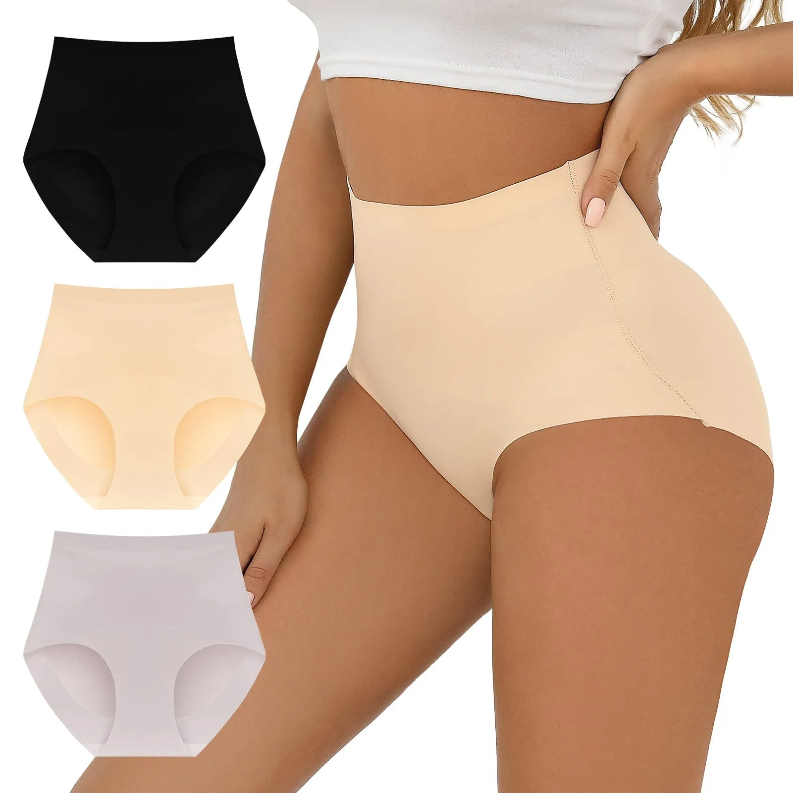 Seamless Tummy Control High Waisted Underwear