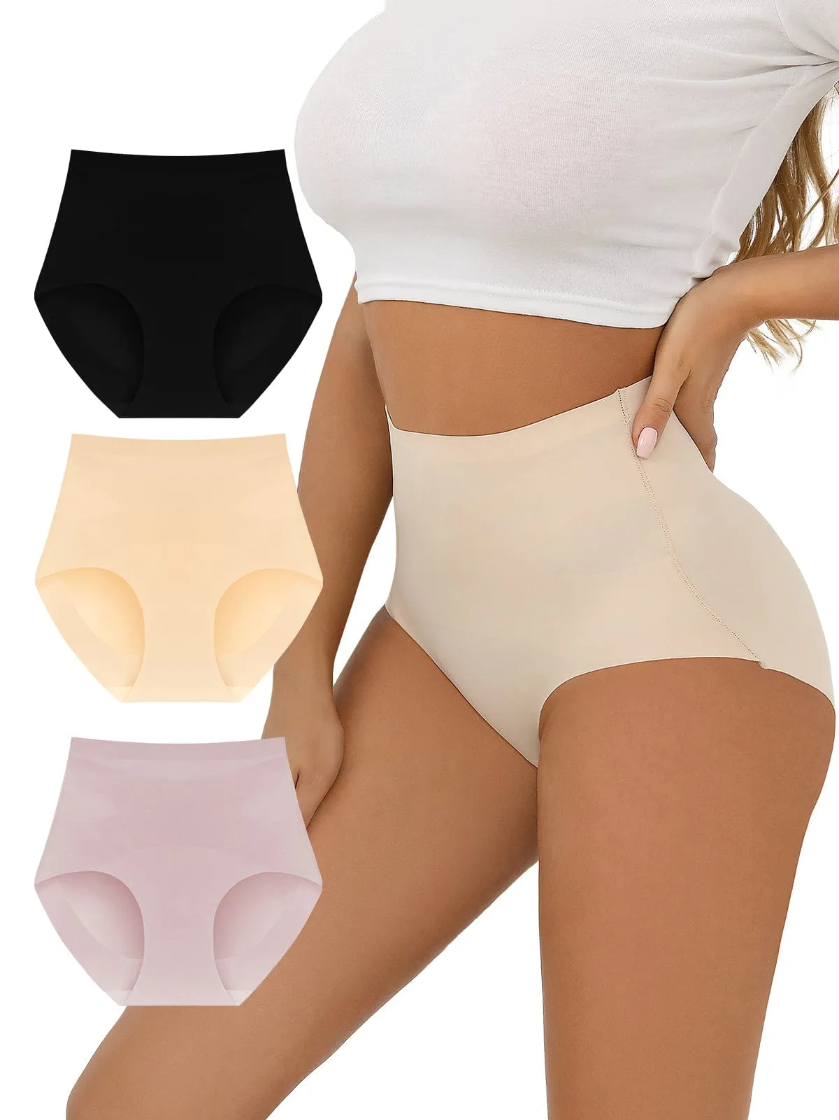 Seamless Tummy Control High Waisted Underwear
