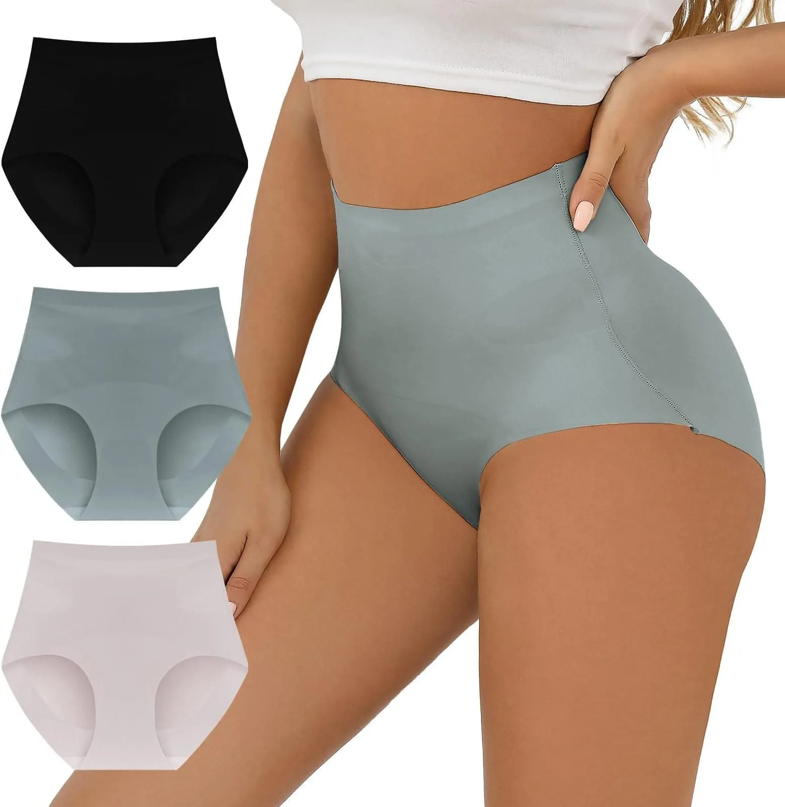 Seamless Tummy Control High Waisted Underwear