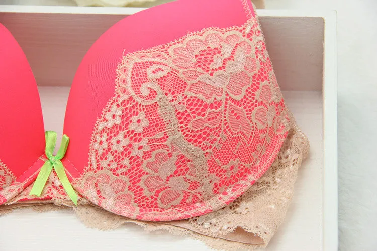 sexy lingerie,Lace Embroidery bra sets,bowknot bras,underclothes,Brand underwear,women bras,lingerie set