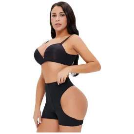 Sexy Women's Zipper Body Shaper For Butt Lift & Tummy Control