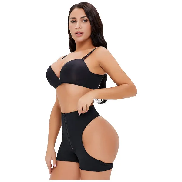 Sexy Women's Zipper Body Shaper For Butt Lift & Tummy Control
