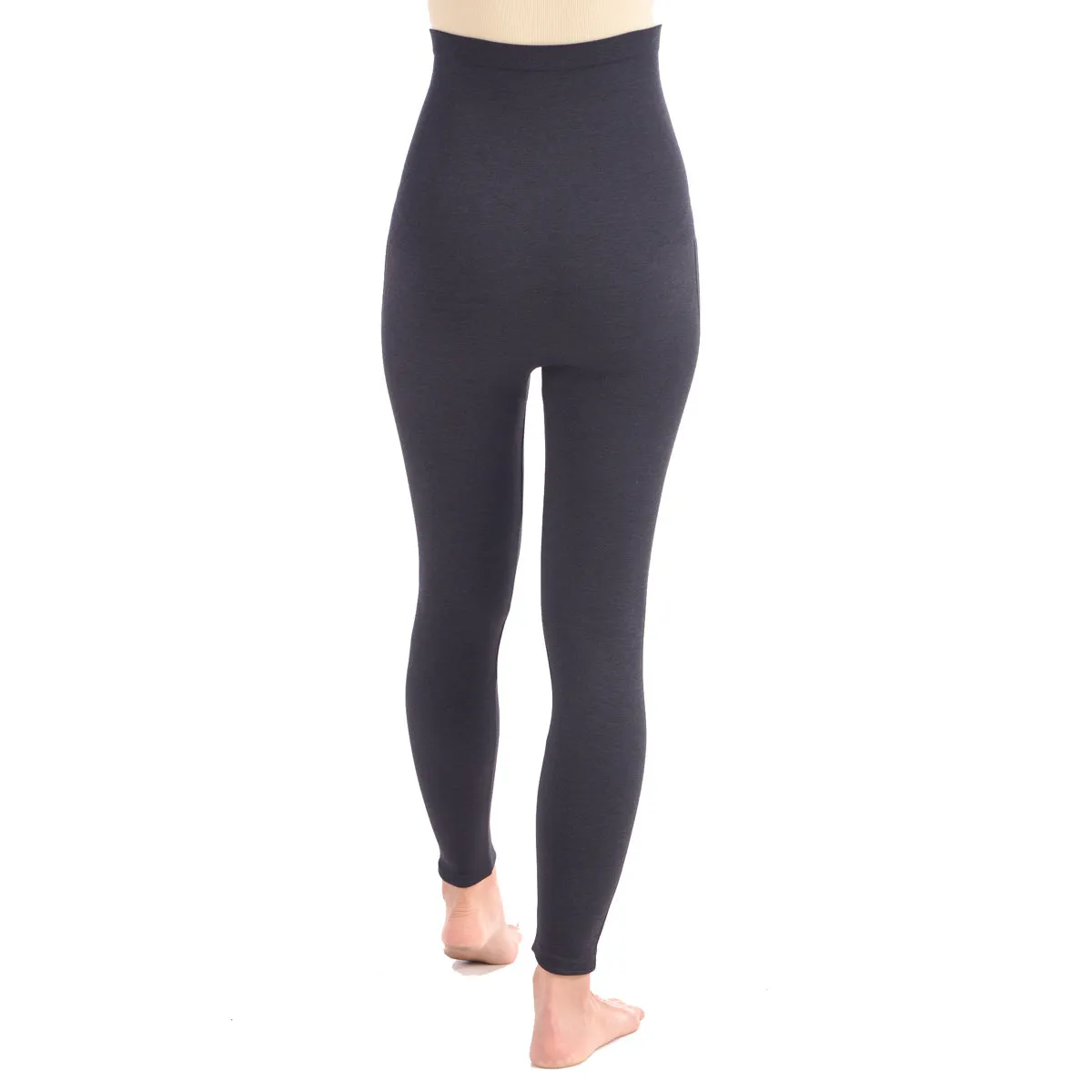 Shaping Legging with Extra High 8" Waistband - Grey