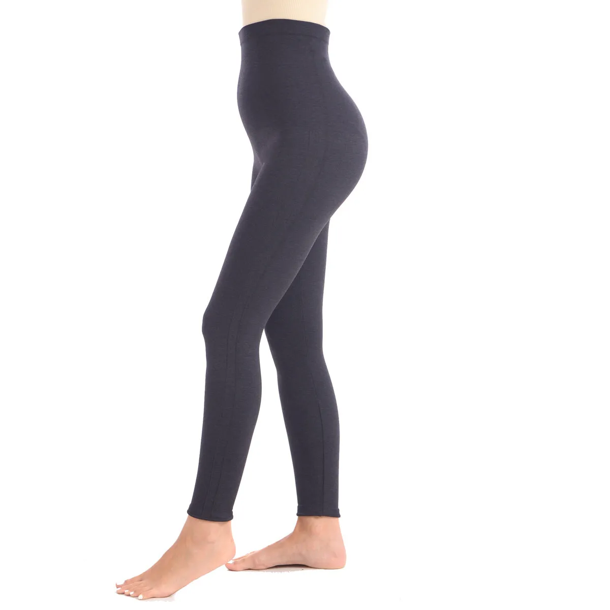 Shaping Legging with Extra High 8" Waistband - Grey
