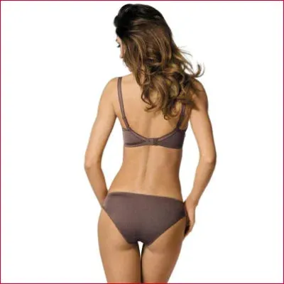 Sheer Lace Balcony Bra - Pamela Mocha by Gorteks Lingerie