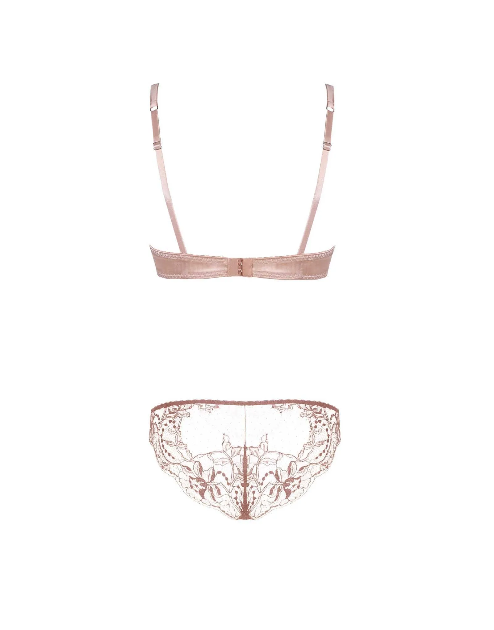 Signature Blush Padded Plunge Bra & Brief