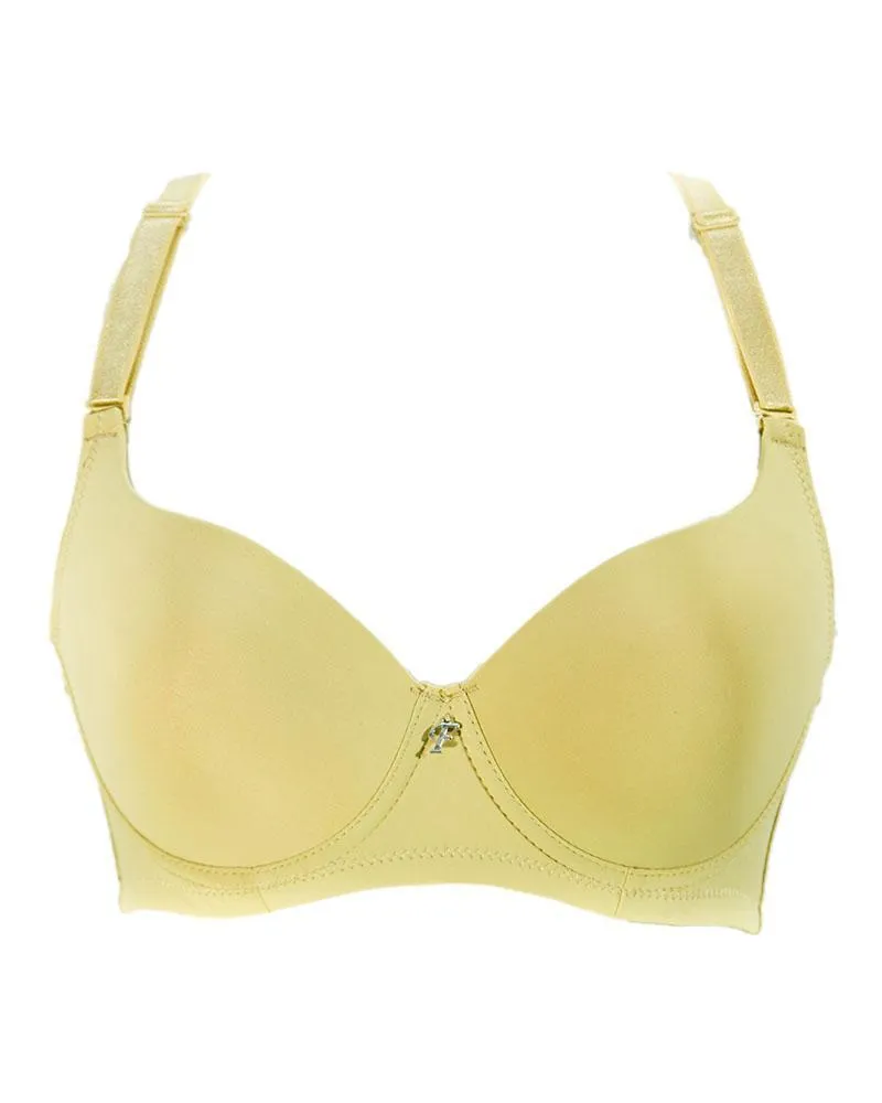 Skin Pushup Bra - Single Padded Underwired Bra - Flourish - FL765