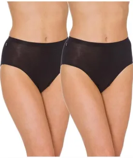 Sloggi Hikini 2 Pack Brief - Black