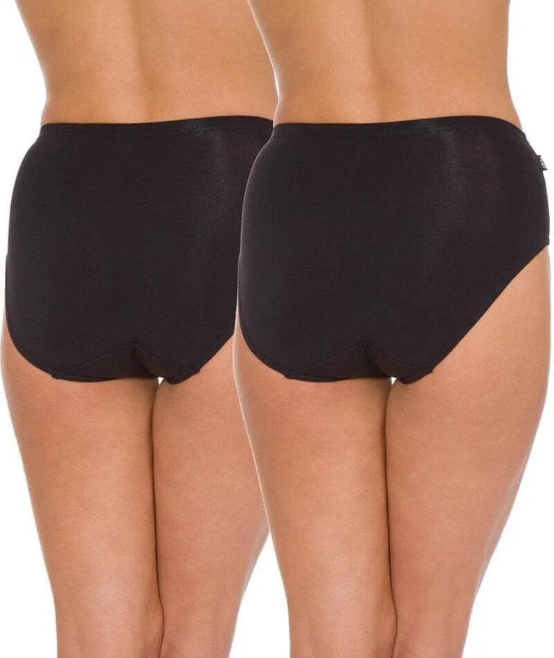 Sloggi Hikini 2 Pack Brief - Black