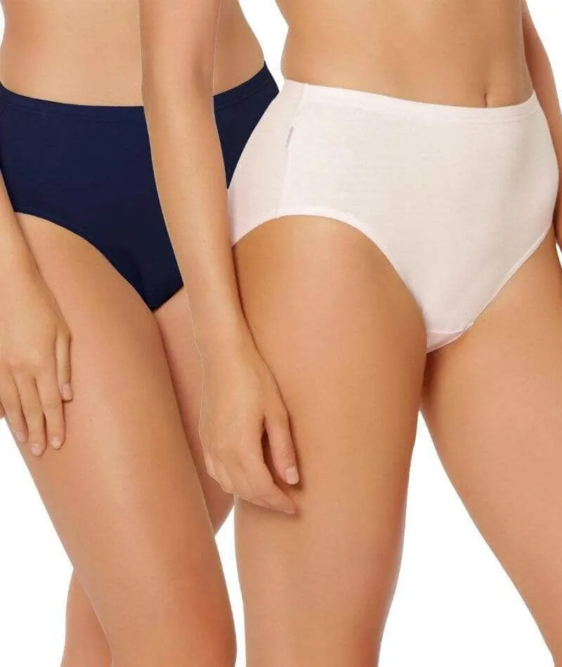 Sloggi Hikini 2 Pack Brief - Pink/Navy