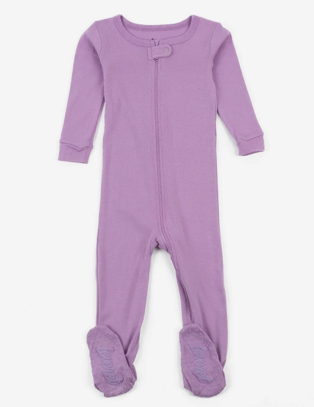 Solid Color Classic Footed Pajamas