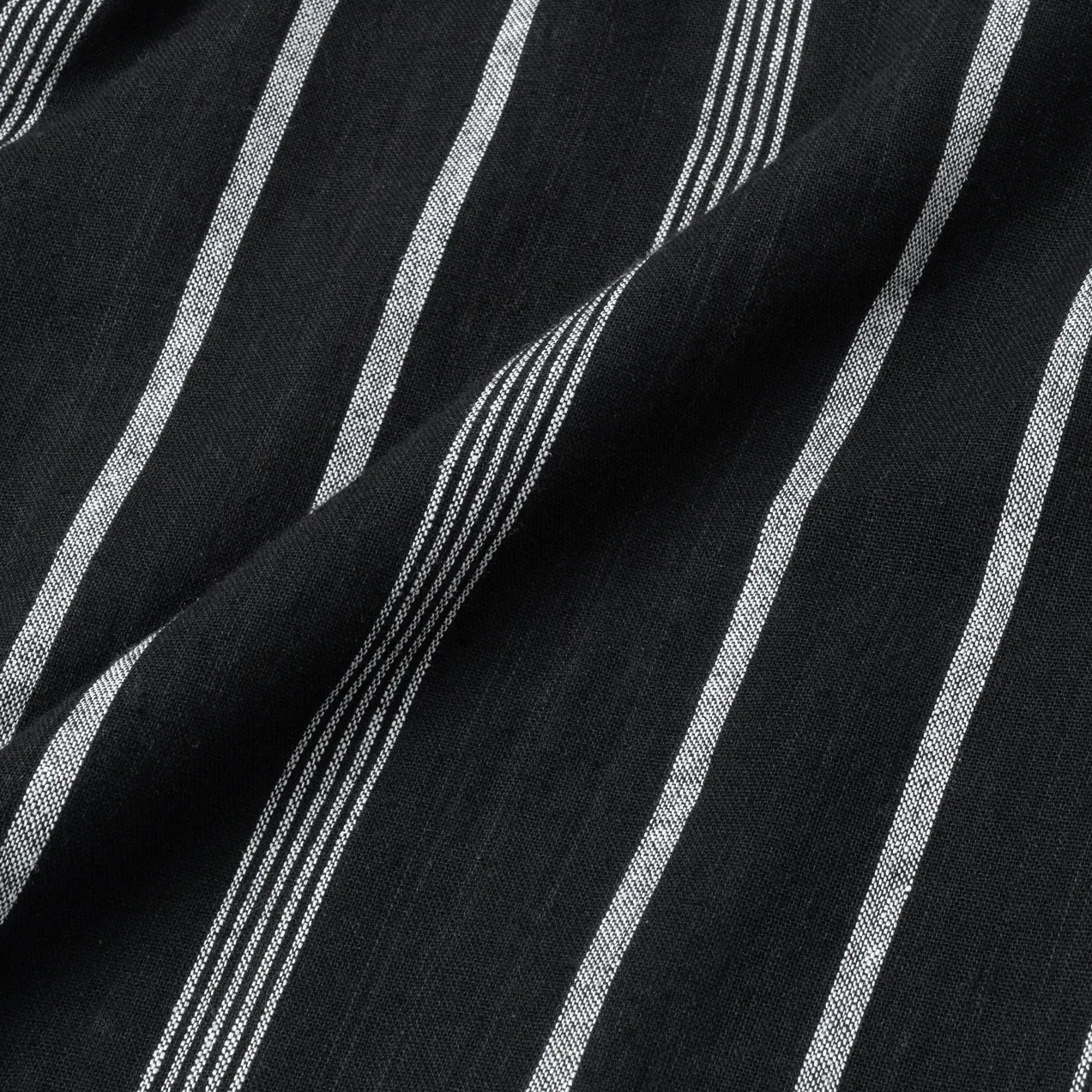 Summer Classic Long Sleeve Shirt - Black Triple Stripes