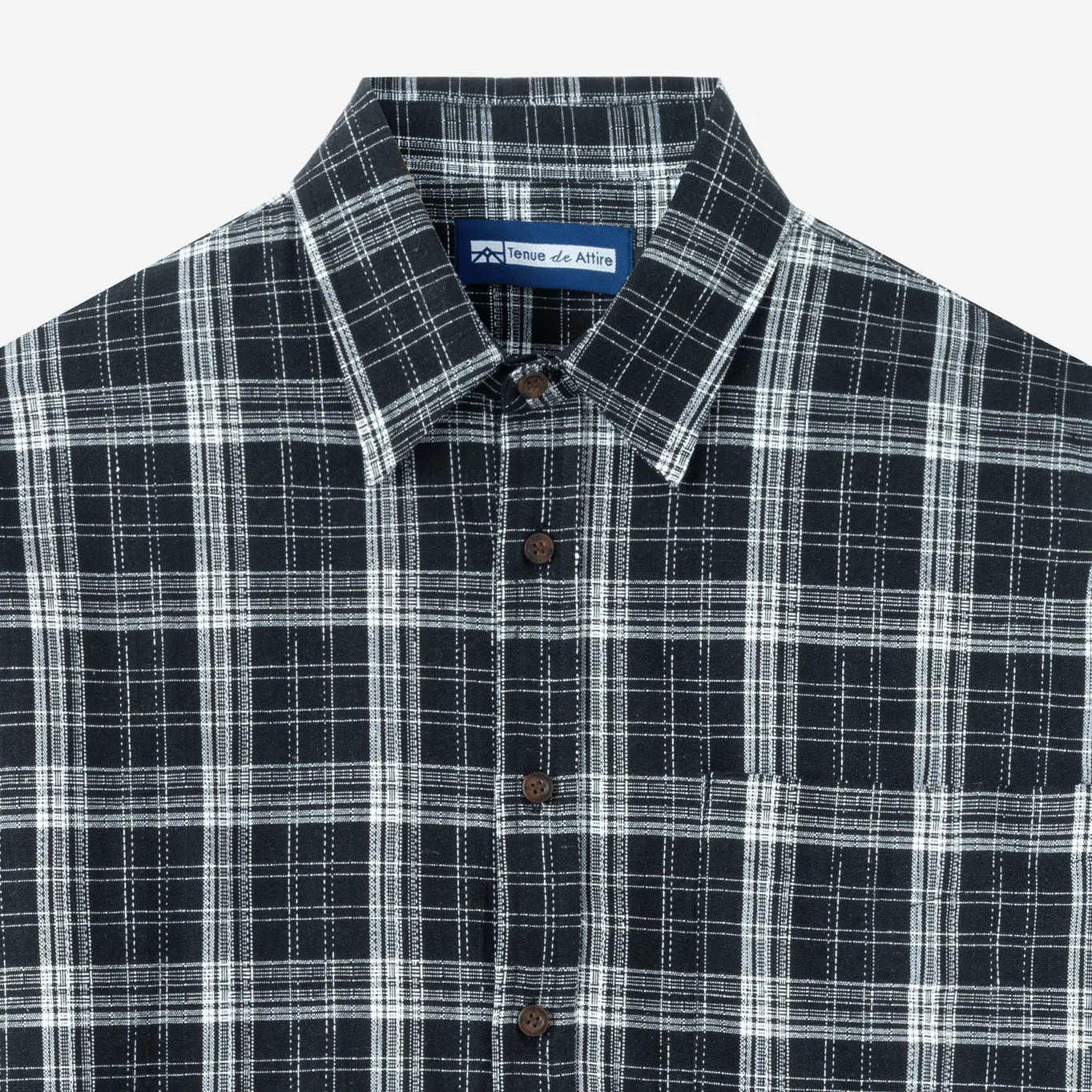 Summer Classic Long Sleeve Shirt - Black White