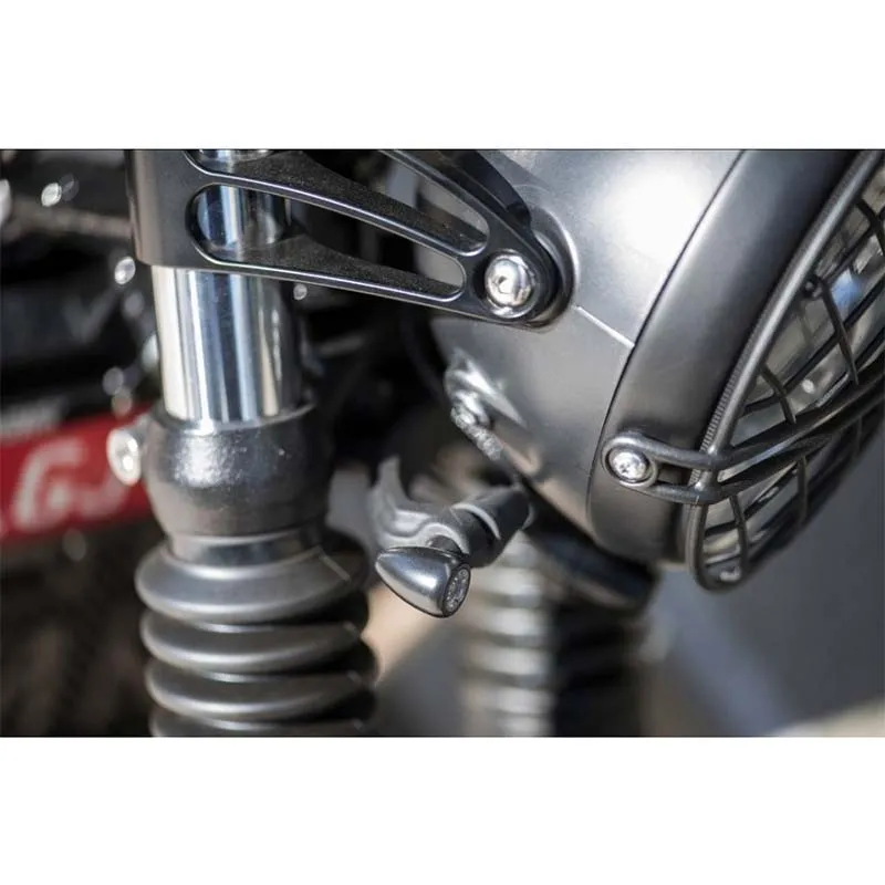 Support clignotants BOOMERANG pour Té Inférieur (Triumph Street Twin/Speed Twin 900) | Motone Customs