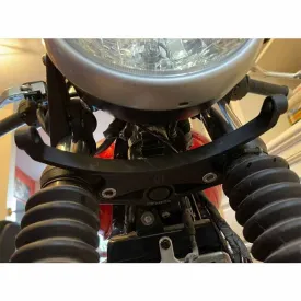 Support clignotants BOOMERANG pour Té Inférieur (Triumph Street Twin/Speed Twin 900) | Motone Customs