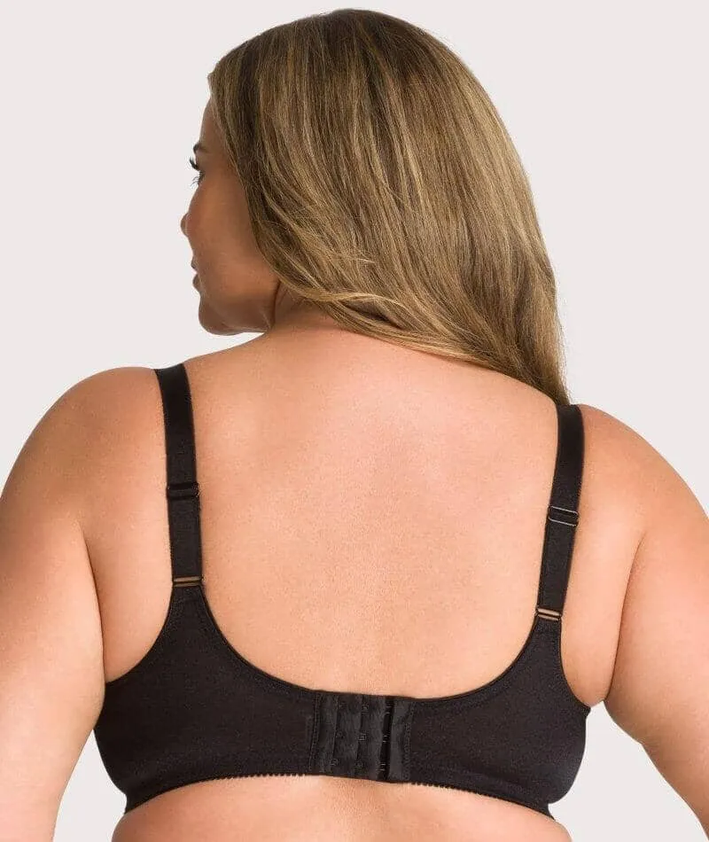 Triumph Embroidered Minimizer Bra - Black