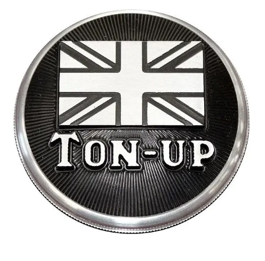 Triumph Motorcycle Gas Cap Top "Ton Up" for Triumph Motorcycles Made in the USA
