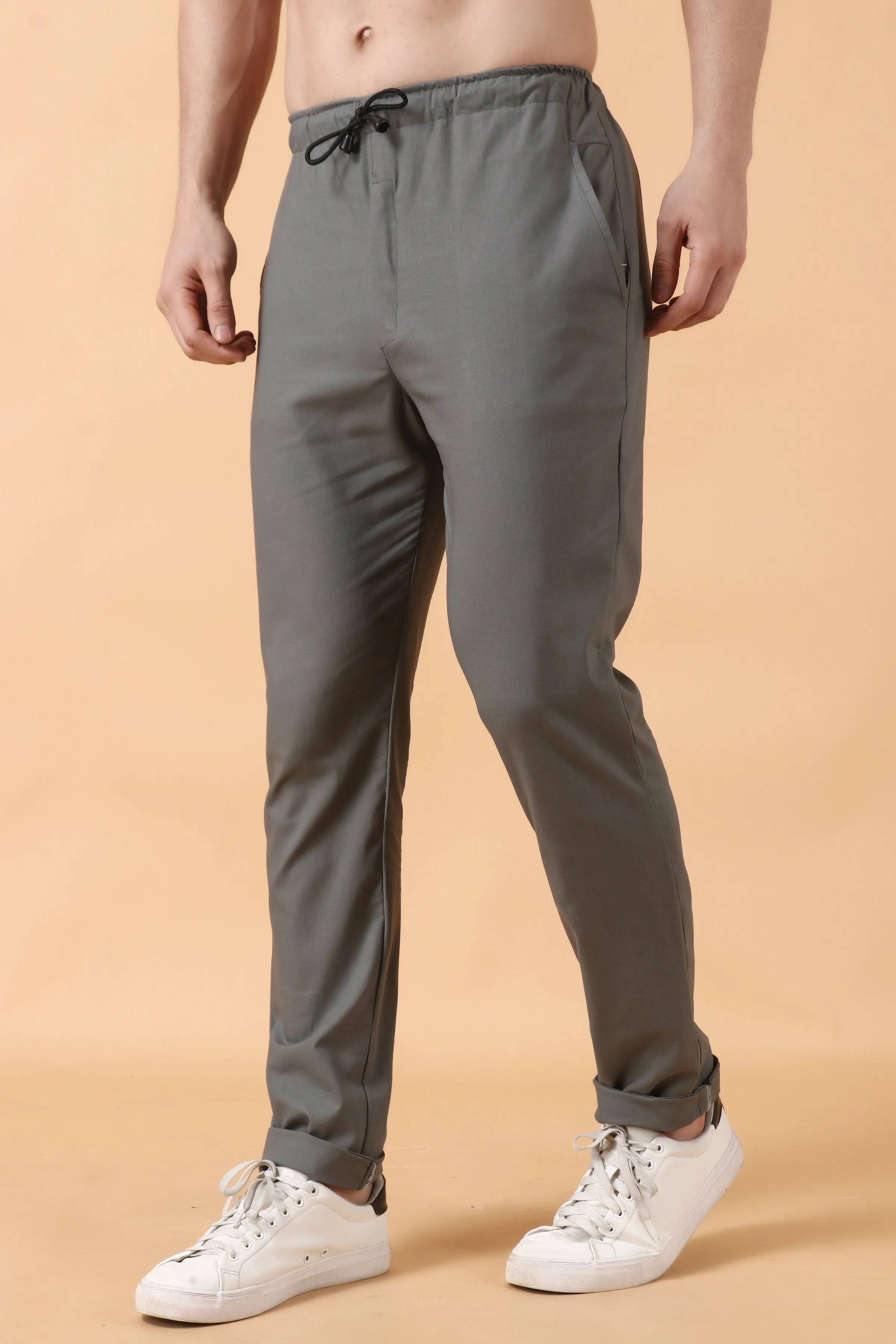 Twilight Grey Cotton Cargo