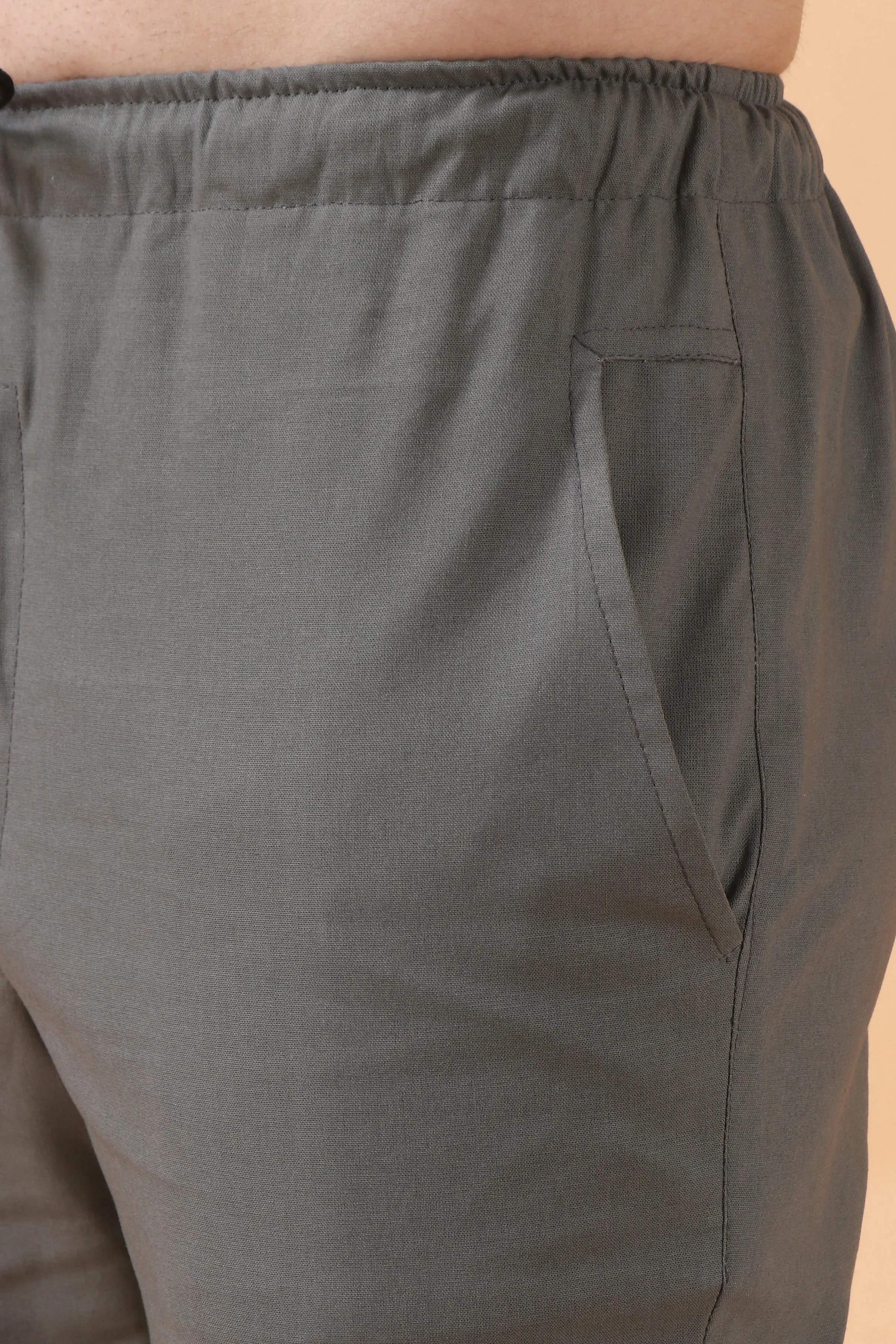 Twilight Grey Cotton Cargo