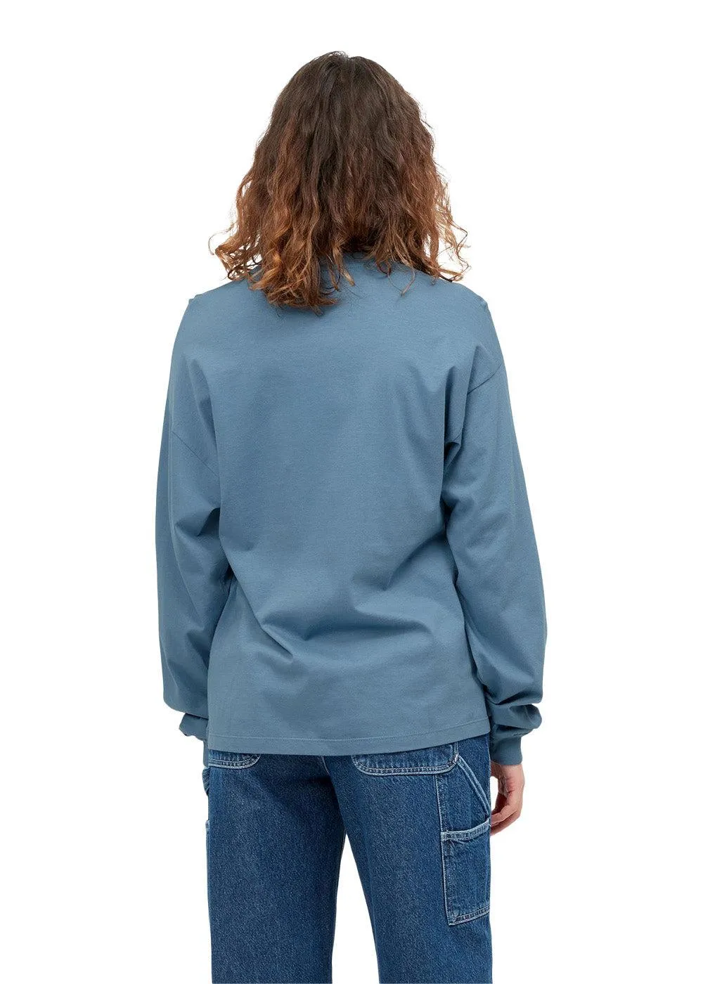 W' L/S Chase T-Shirt - Icy Water / Gold
