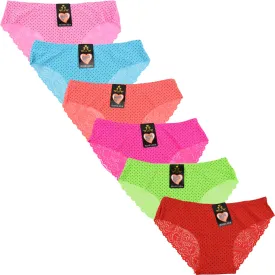 Wholesale Lady No Show Panty W/Lace, U14212