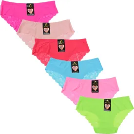 Wholesale Lady No Show Panty W/Lace, U14215