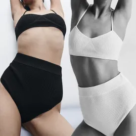 Wirefree Bralette & High Waisted Brief