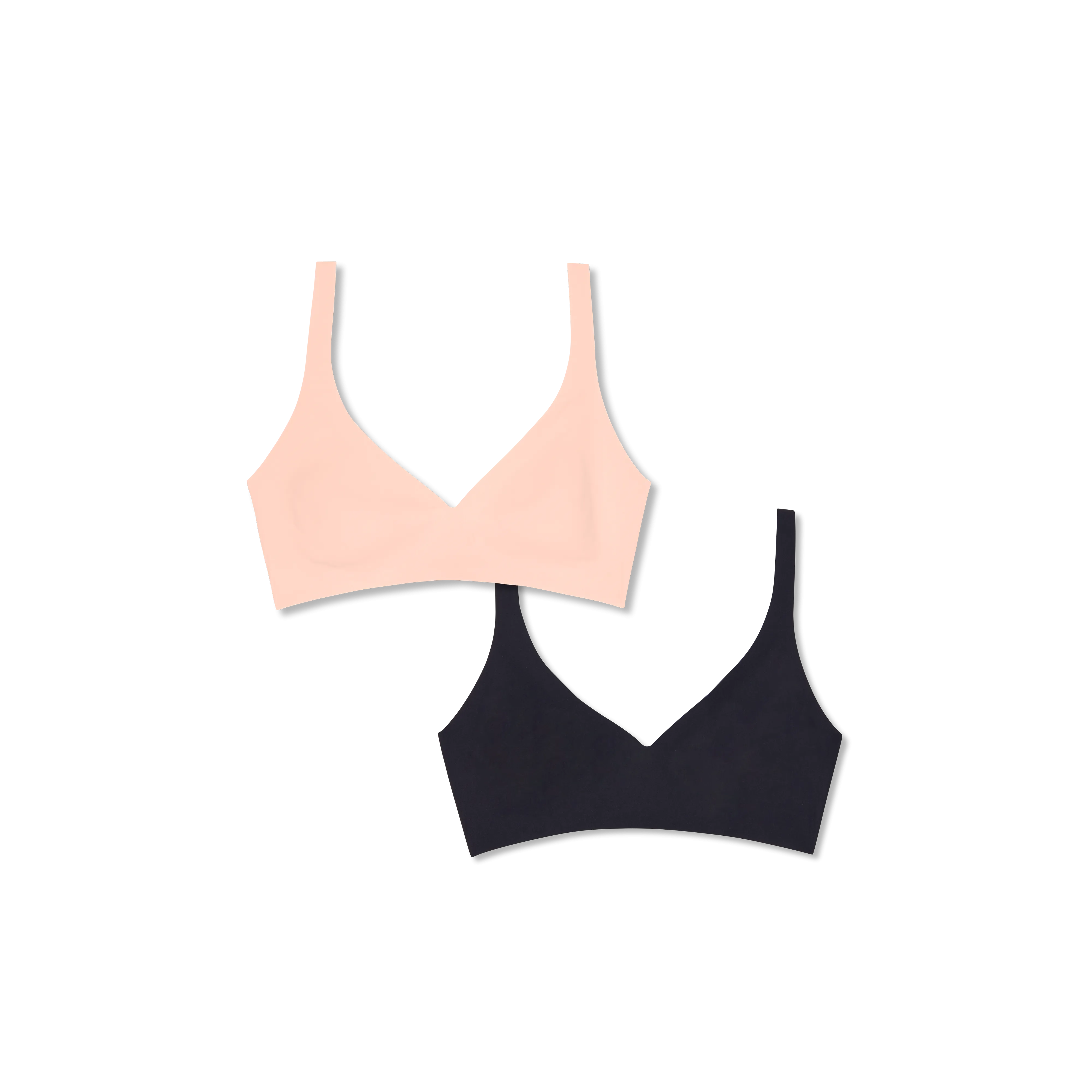 Women’s No Show Plunge Bralette 2-Pack