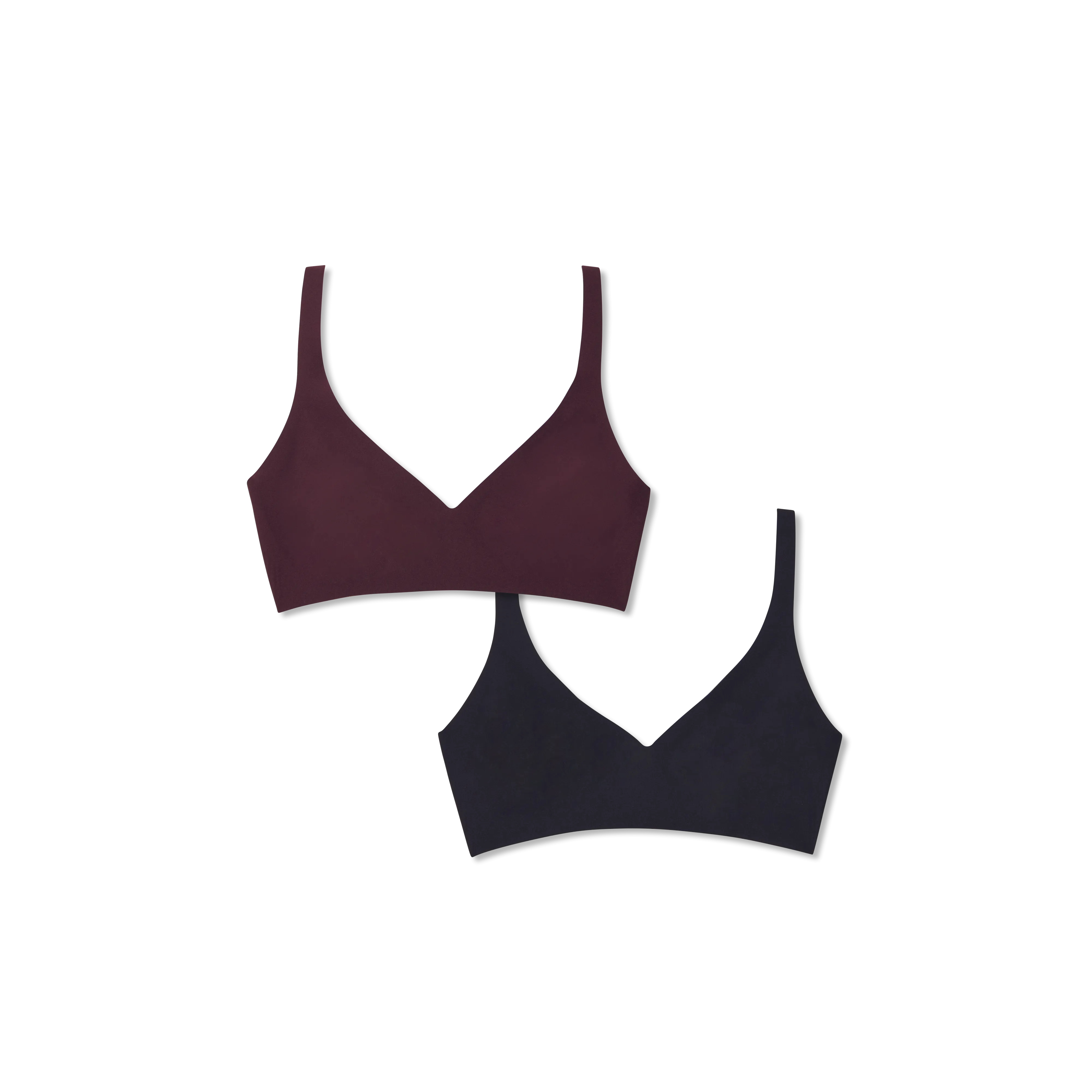 Women’s No Show Plunge Bralette 2-Pack