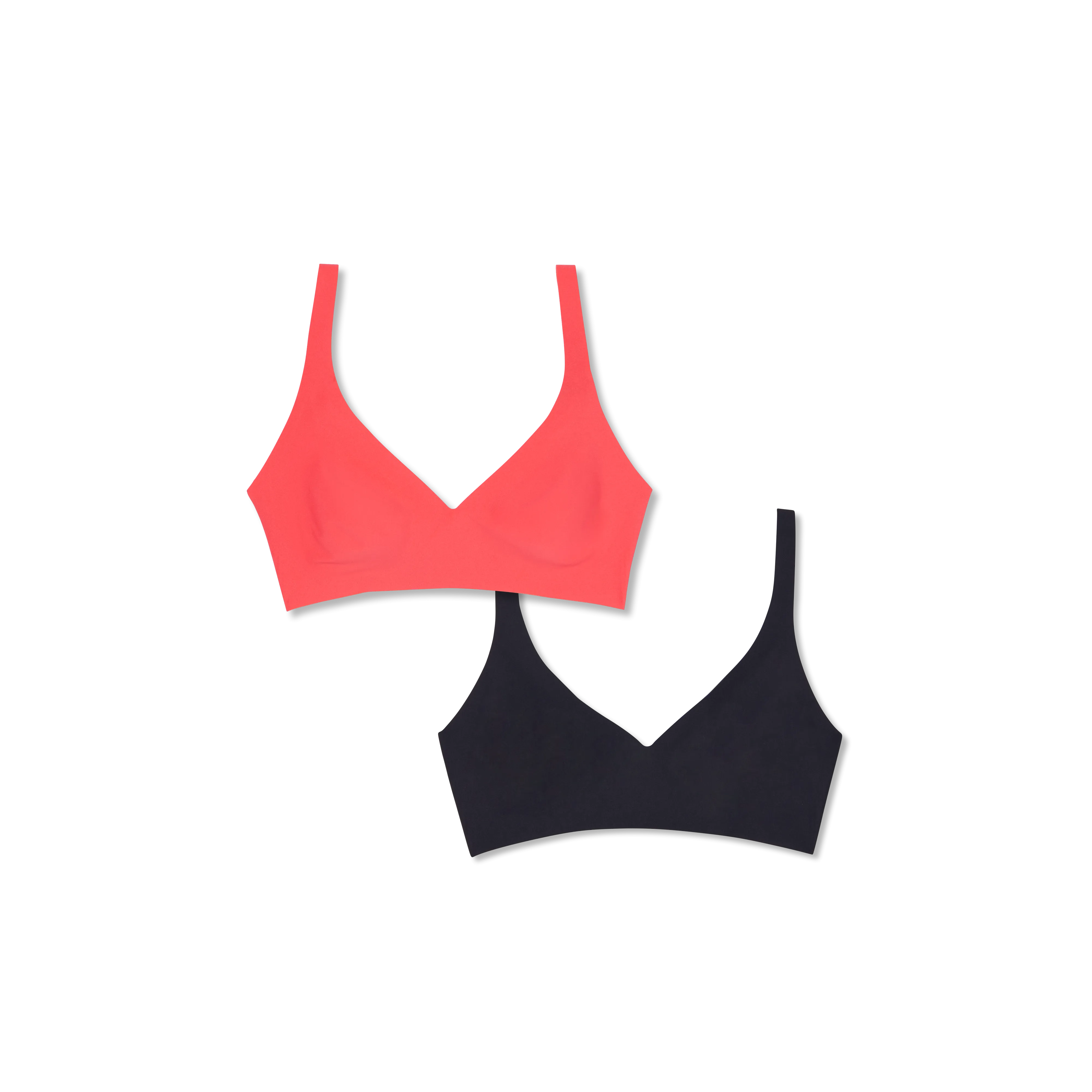 Women’s No Show Plunge Bralette 2-Pack